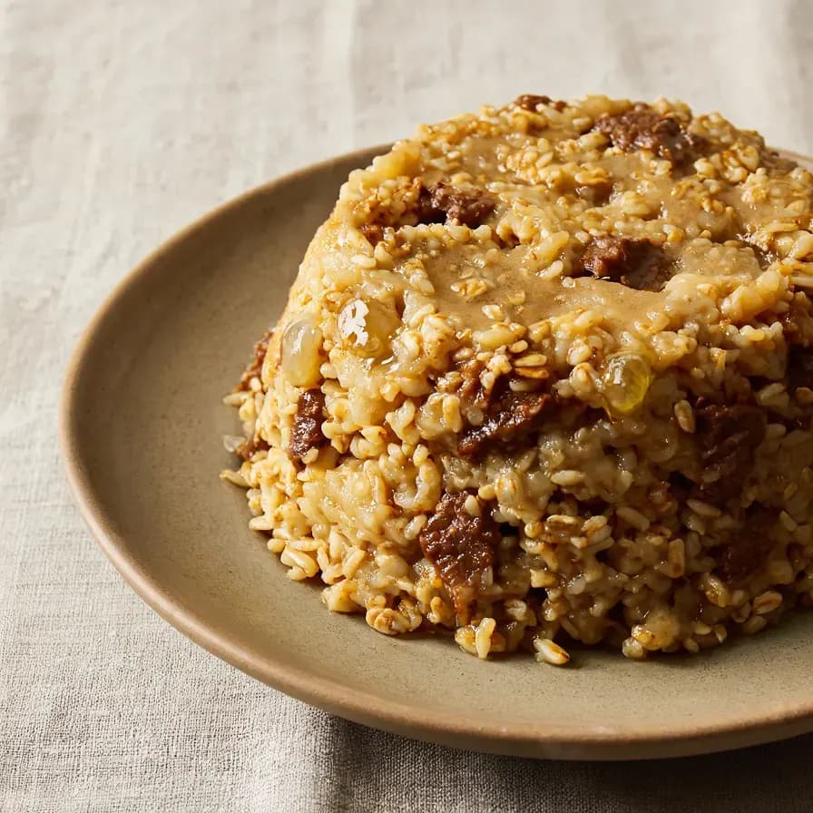 Plato de Bolitas de Avena con Calabaza