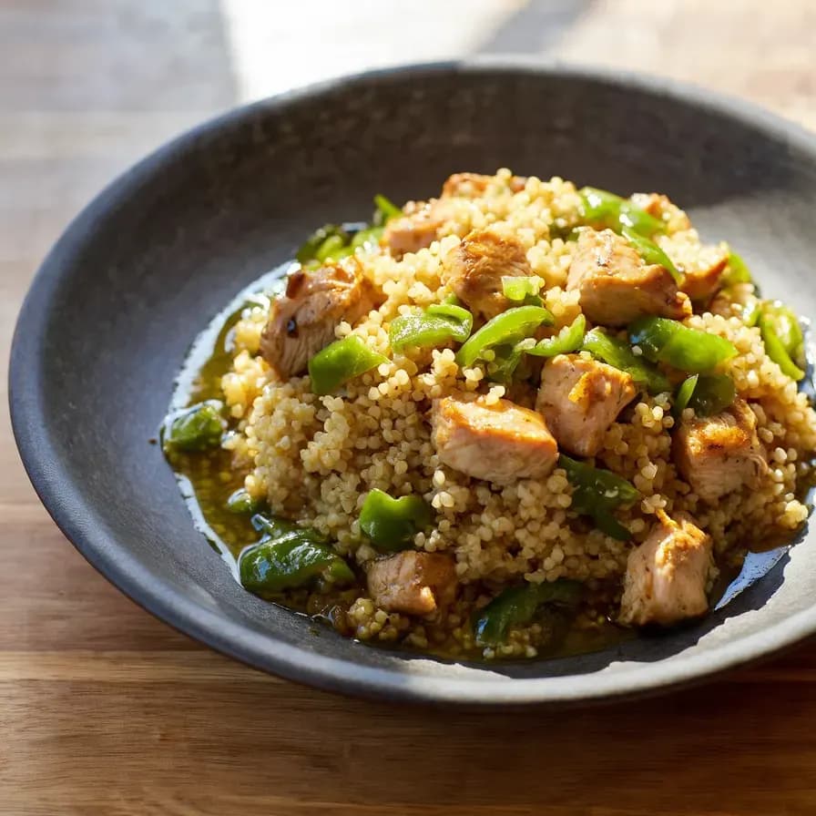 Quinua con Pollo y Verduras