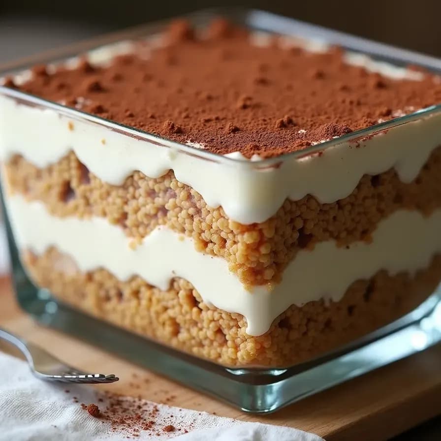Tiramisu Fit à 5 Ingrédients