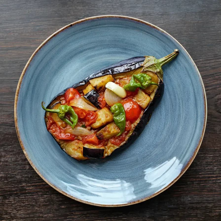Healthy Baked Eggplant Dish