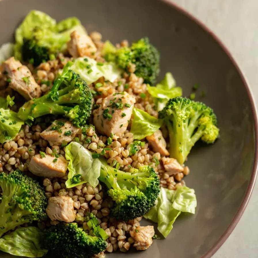 Ensalada de Trigo Sarraceno con Pollo