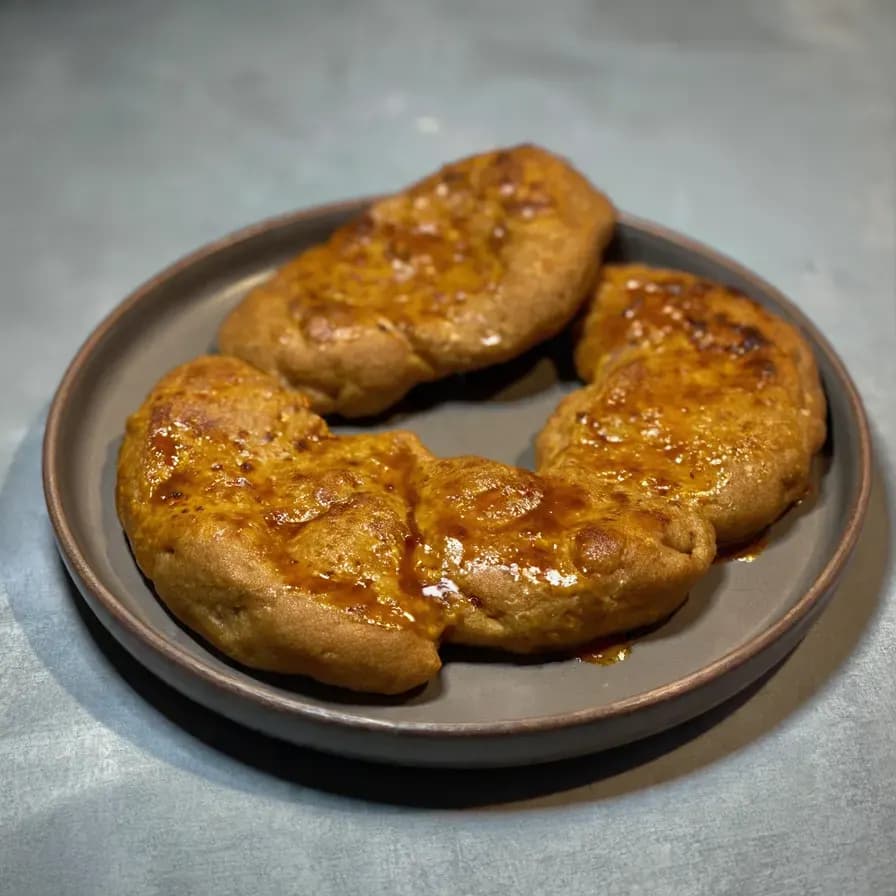 Gericht Pankakes mit Kürbis