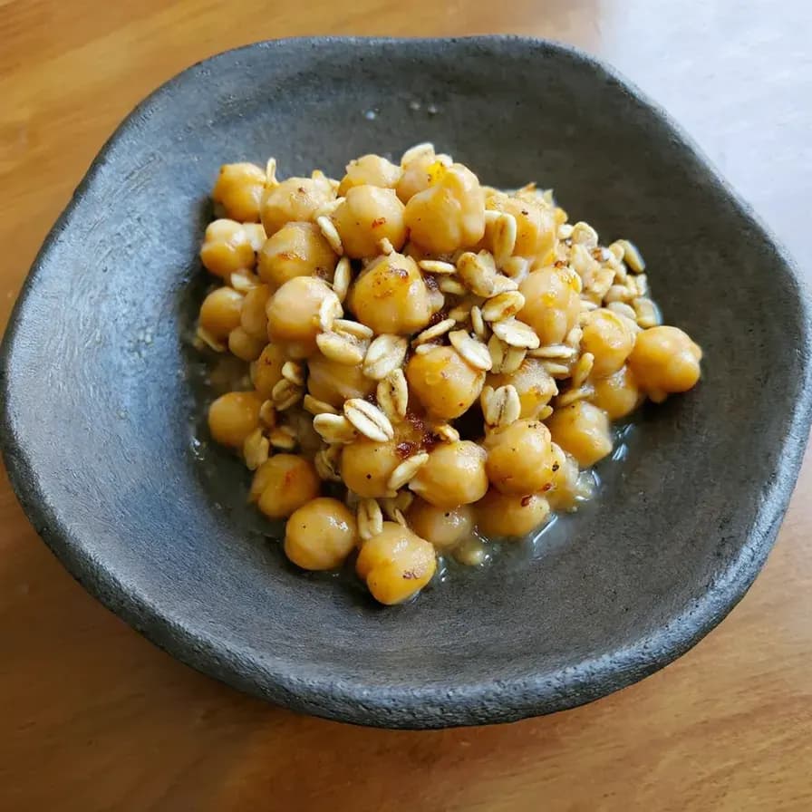 Gericht Knoblauch-Kichererbsen-Cracker