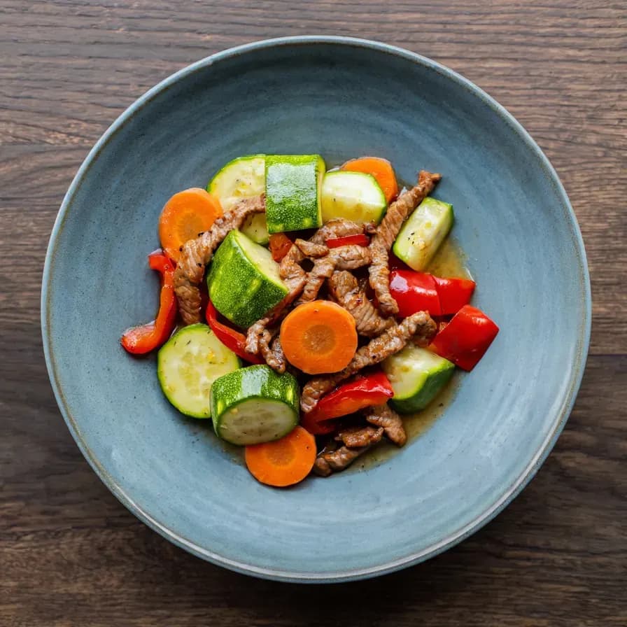 Sauté de légumes à l'huile d'olive