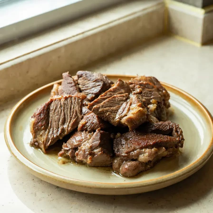 Carne de Cabra Cocinada a Fuego Lento