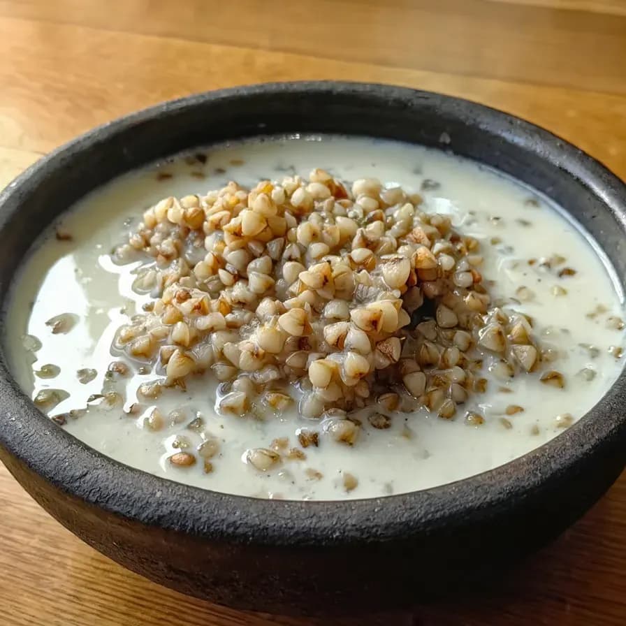 Gericht Kalte Suppe mit Buchweizen