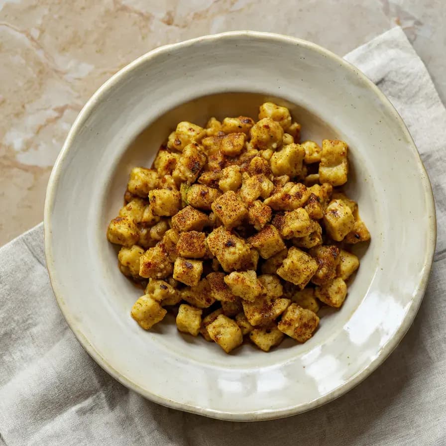 Gewürzte Knusprige Kichererbsen-Snacks