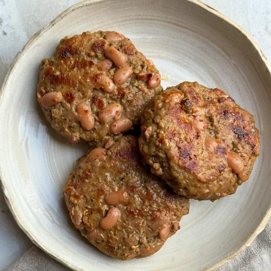 High Protein Vegetarian Hamburger dish