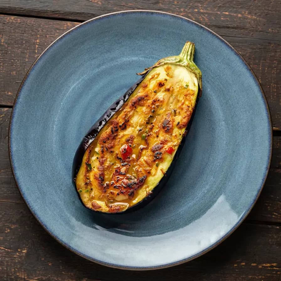 Healthy Roasted Eggplant
