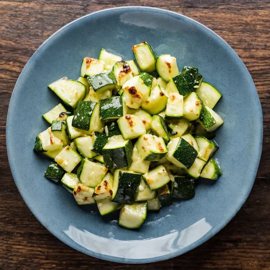 Gericht Gebackener Zucchini-Salat