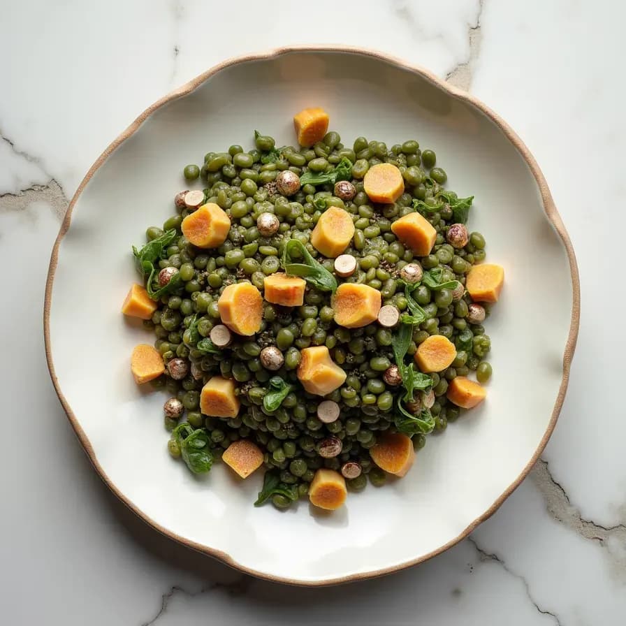 Green Lentil Salad with Yogurt