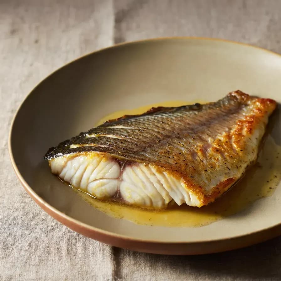 Plat Kremalı Levrek Fileto