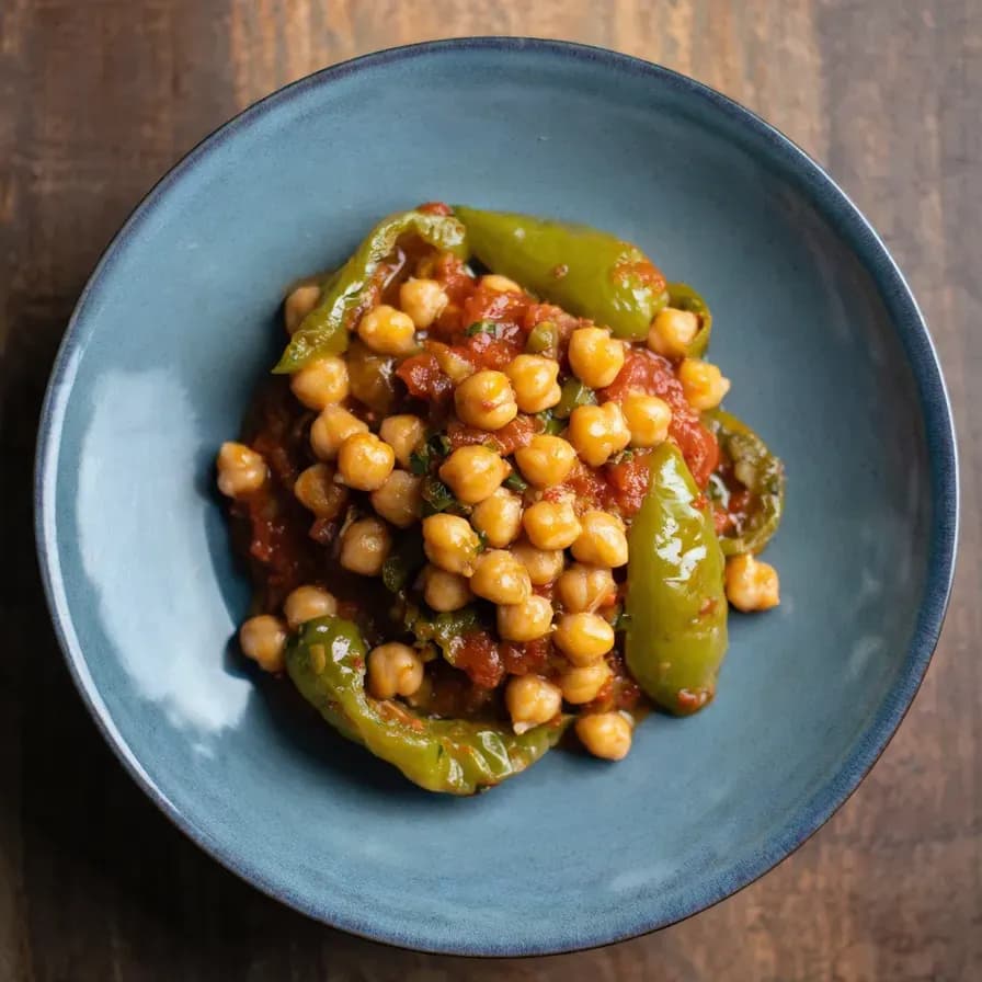 Guiso de Garbanzos sin Carne