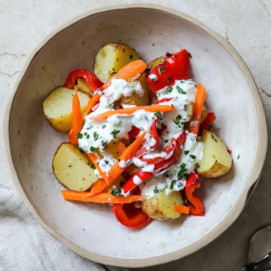 Kartoffelsalat mit Joghurt