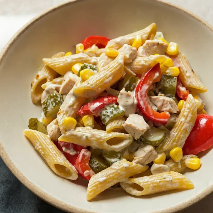 Ensalada de Pasta con Pollo