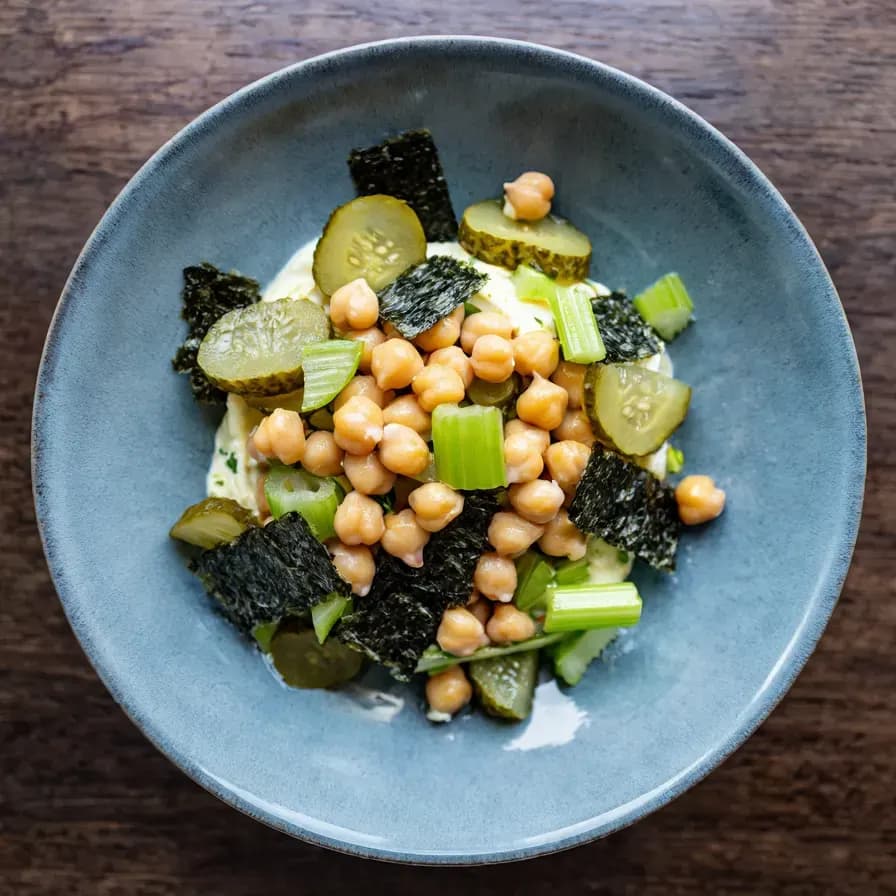 Veganes Thunfischsalat mit Artischockenherzen