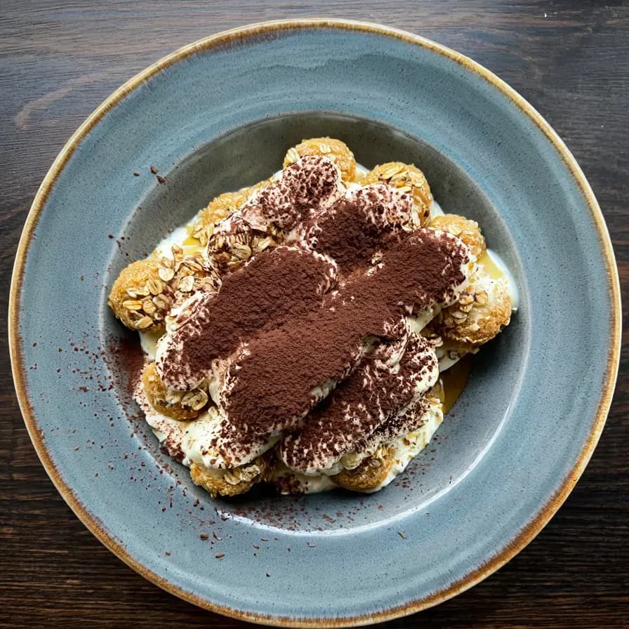 Tiramisu Saludable con Avena