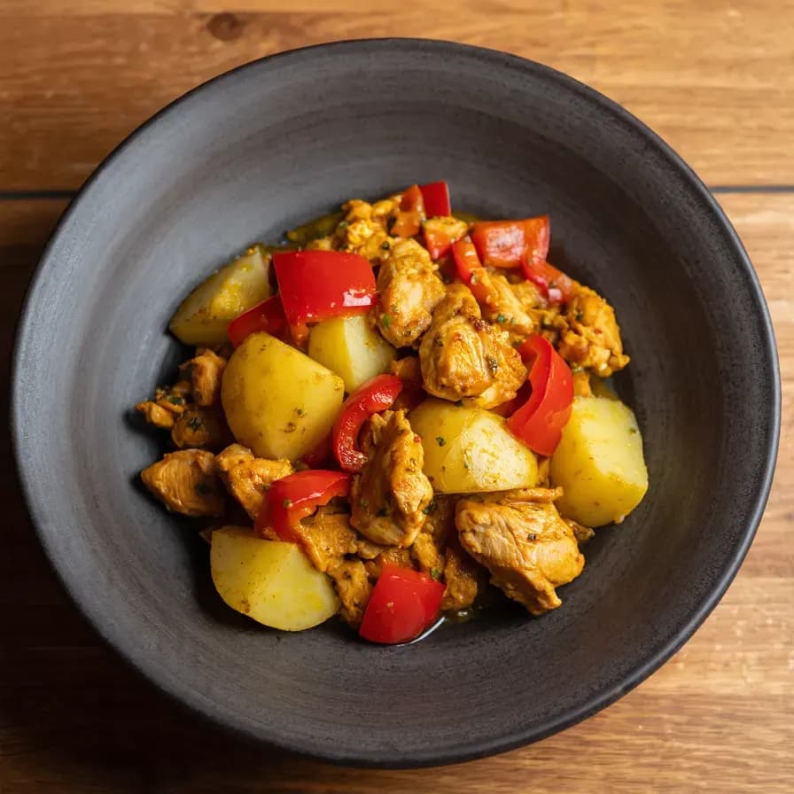 Spiced Roasted Chicken with Vegetables