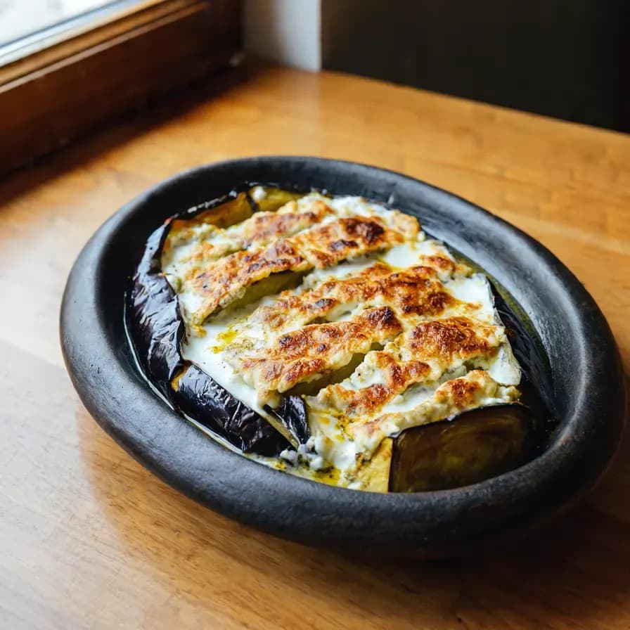 Börek d'aubergine diététique