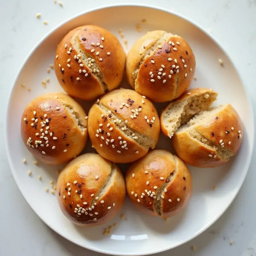 Poğaça sans gluten à la farine de pois chiches