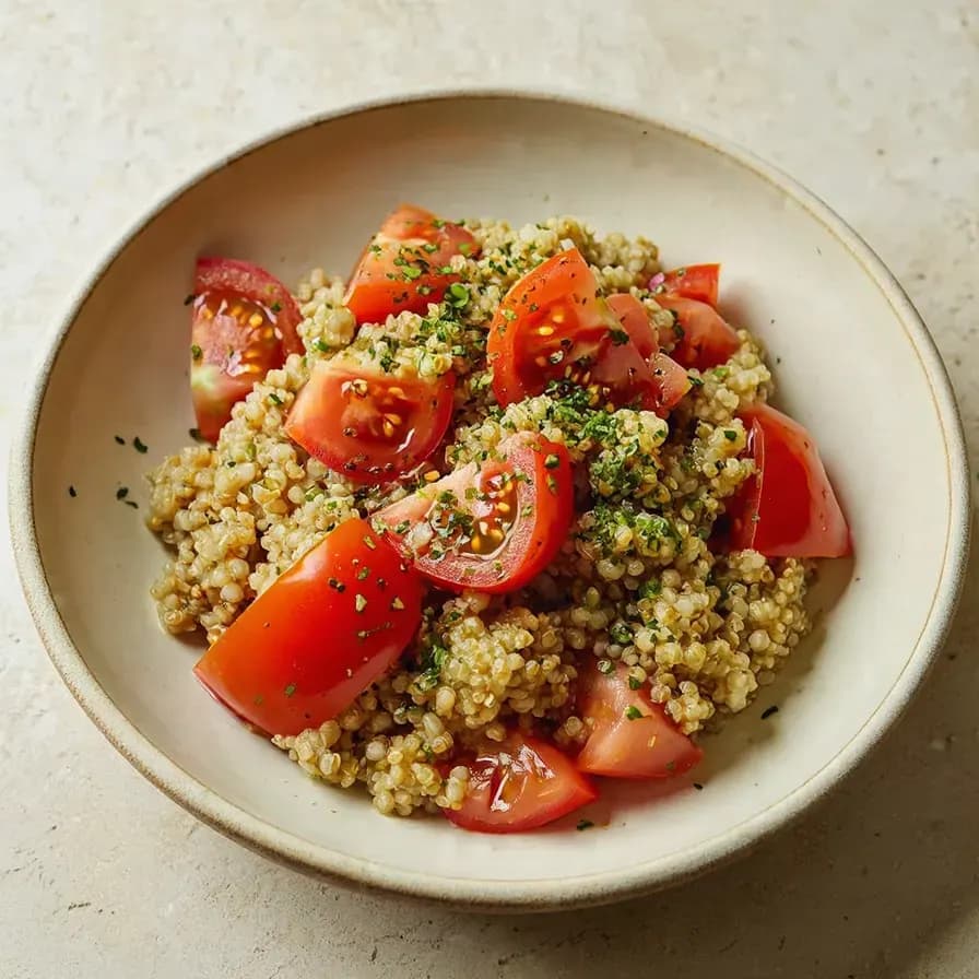 High Protein Quinoa Breakfast Bowl dish
