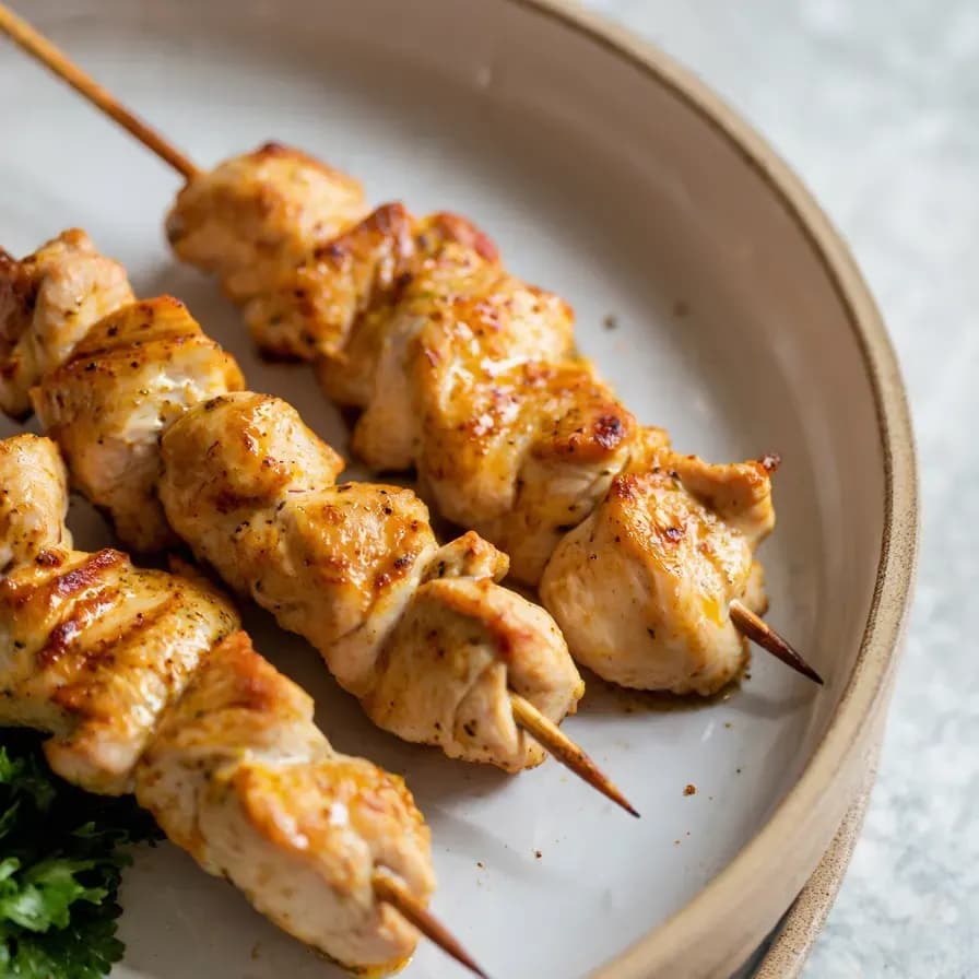 Brochettes de poulet Fit