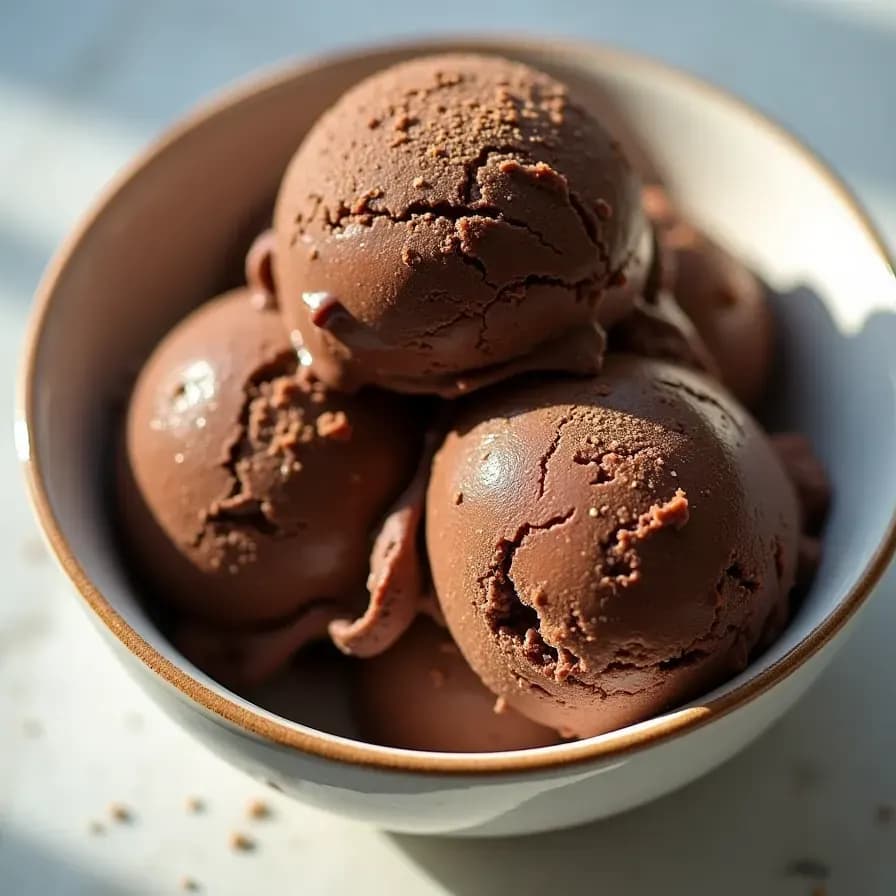 Helado de Chocolate sin Azúcar