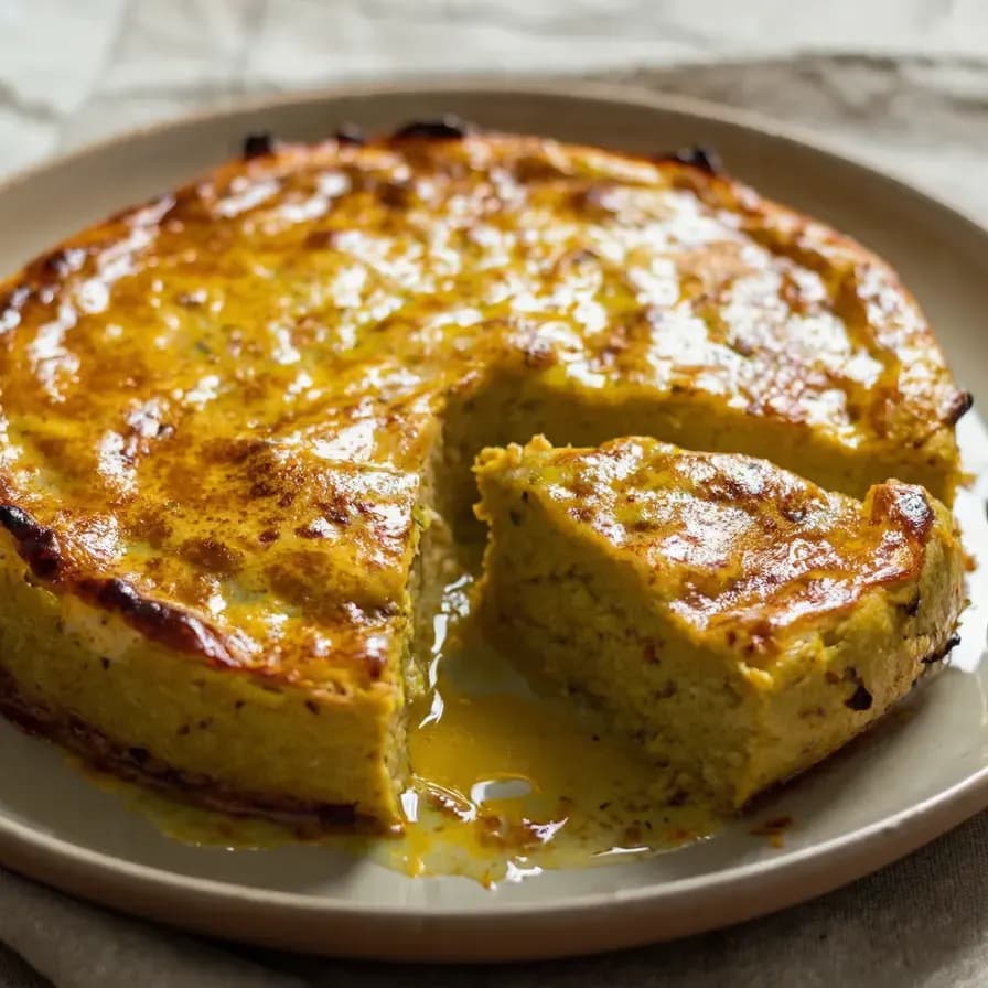 Haferflocken mit Banane aus dem Ofen
