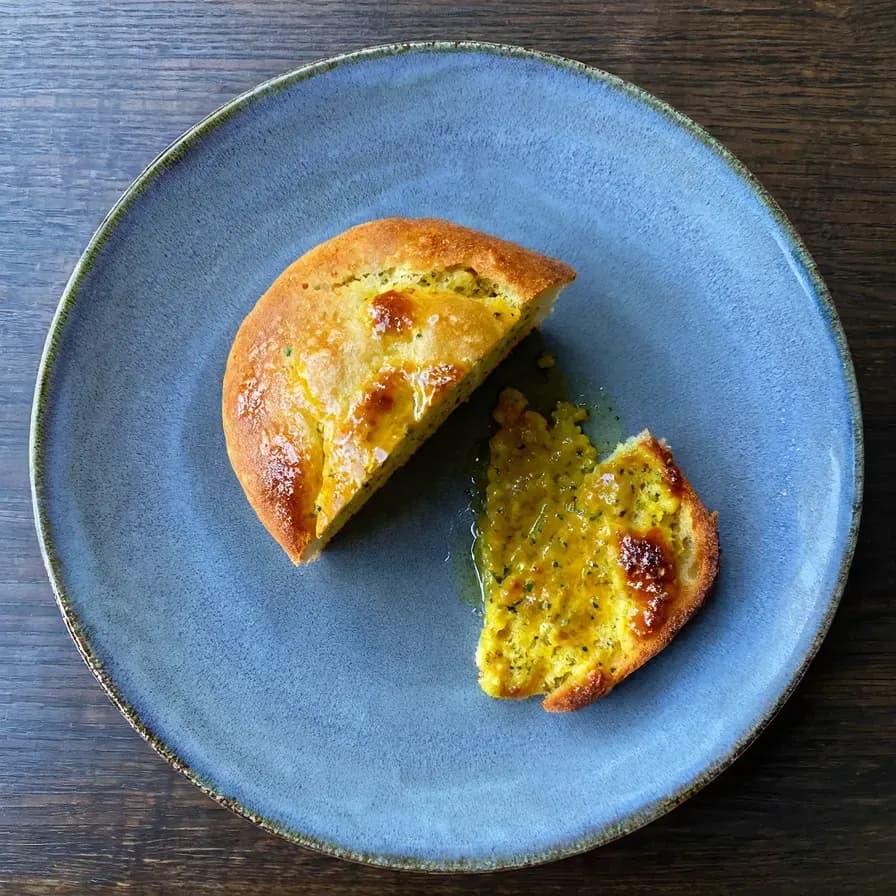Plato de Ketojenik Tahinli Ekmek