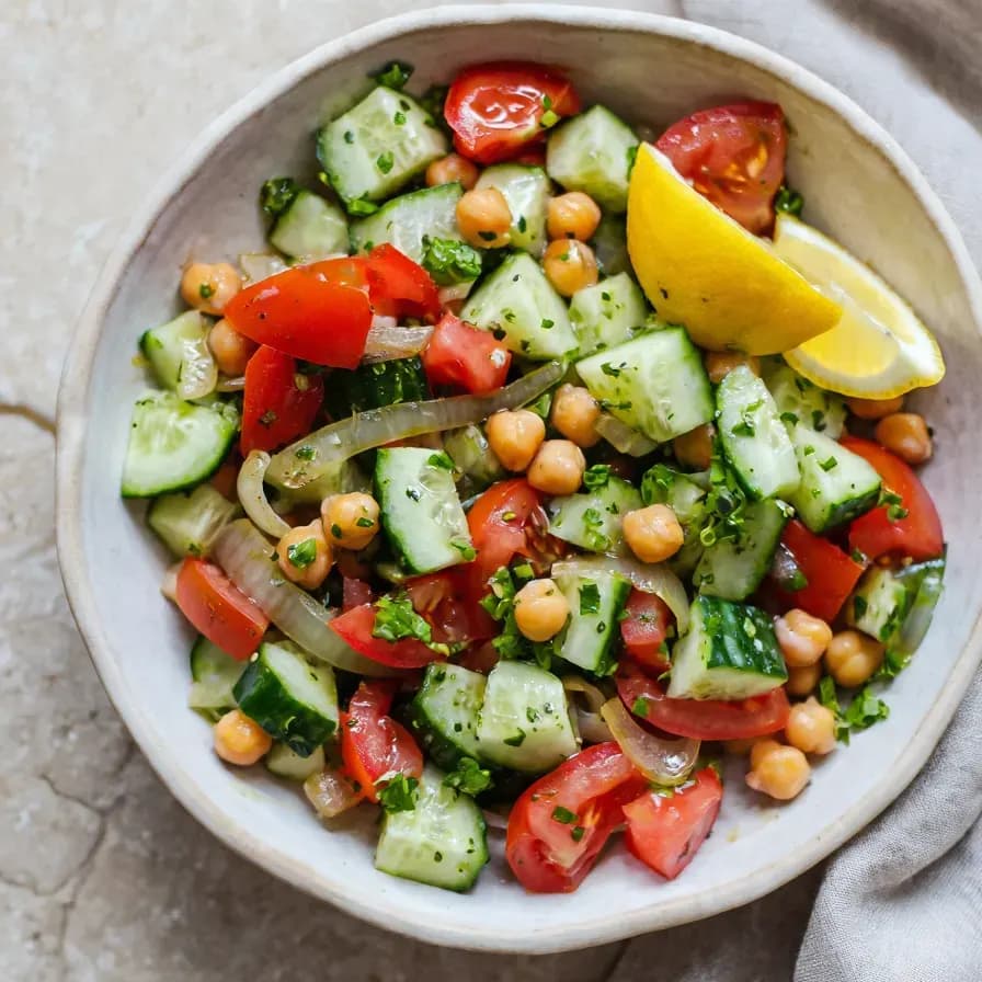 Gericht Praktischer Kichererbsensalat