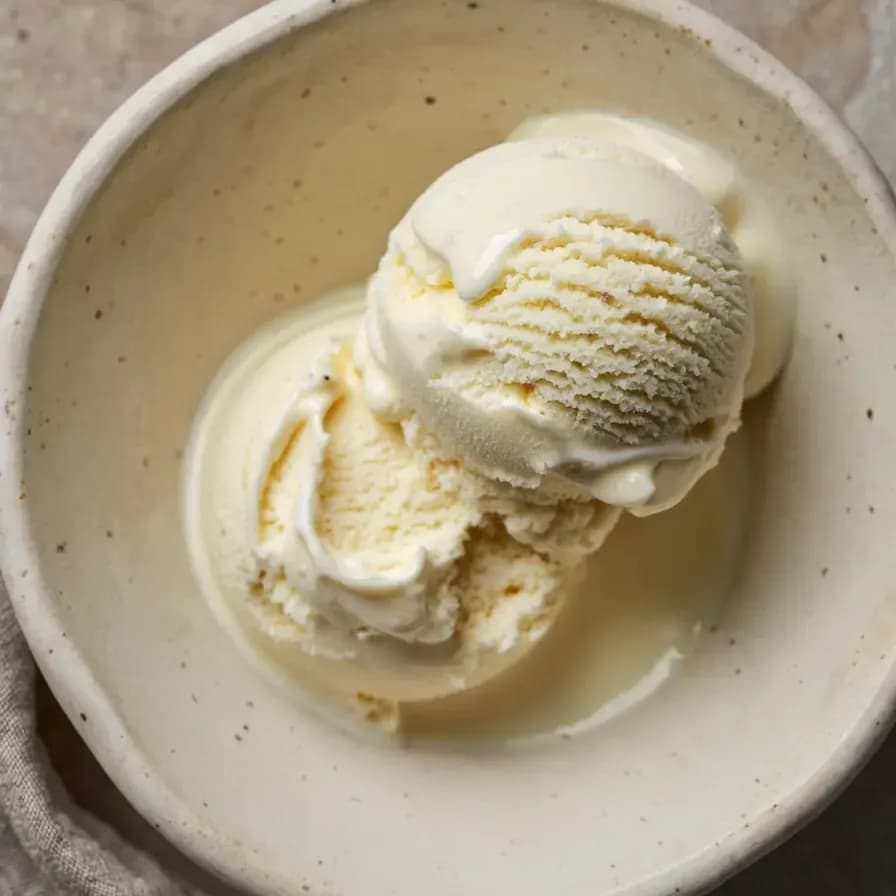 Plat Glace maison à la fraise et à la banane sans sucre