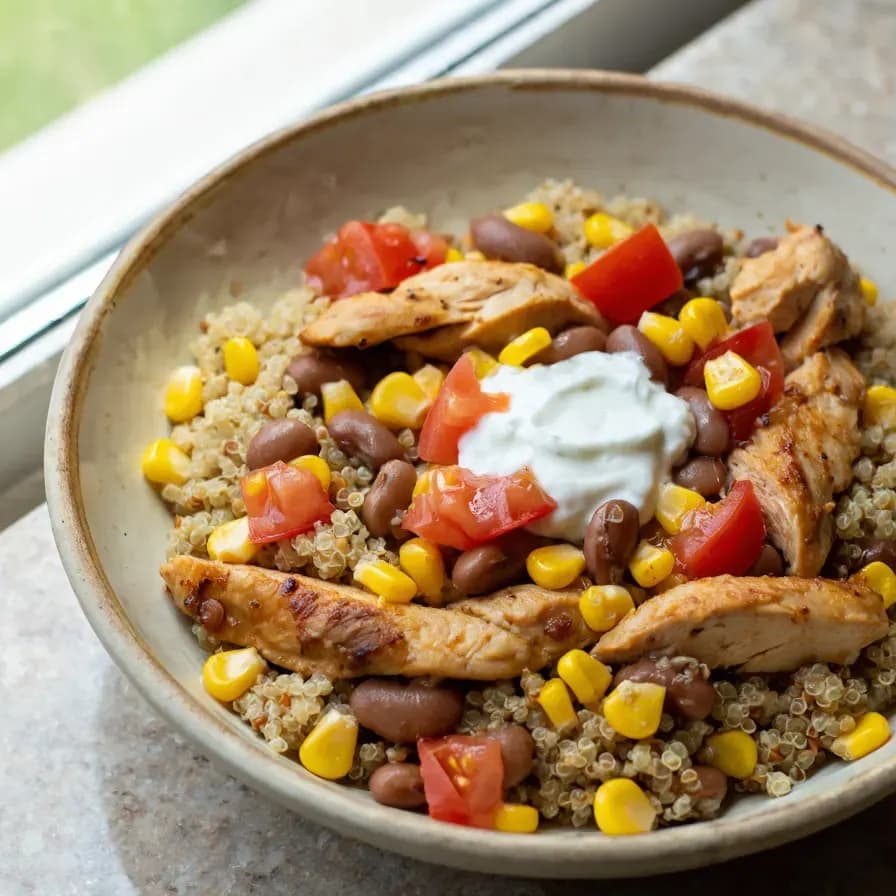 Plat Tex-Mex Kinoa Kaseleri