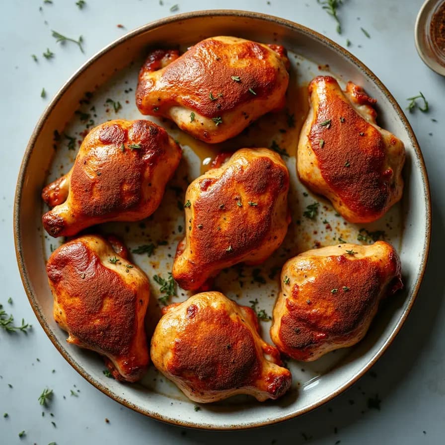 Poulet Croustillant aux Épices au Four