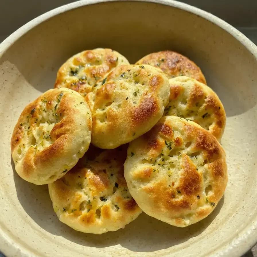 Poğaça Végane à la Farine de Pois Chiches