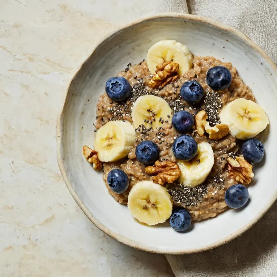 Petit-déjeuner à l'avoine protéiné