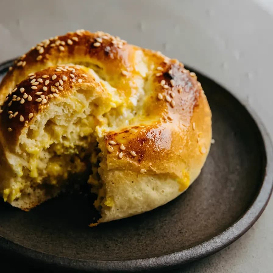 Flourless Tahini Bread
