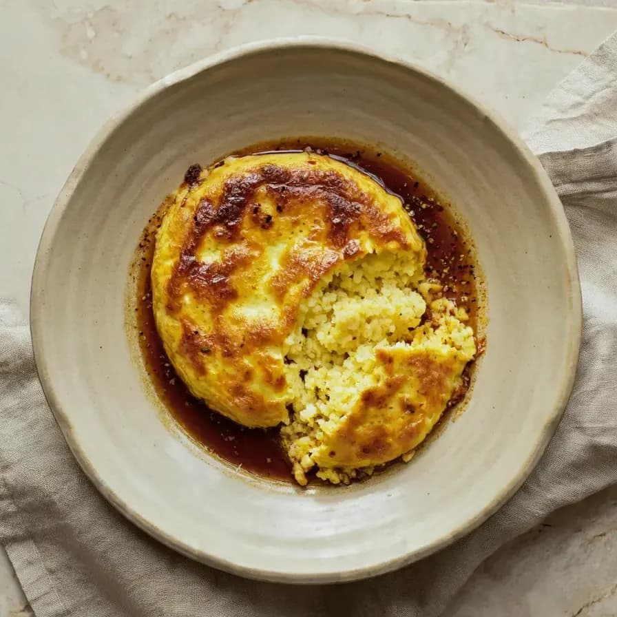 Овсянка с бананом и грецким орехом в духовке