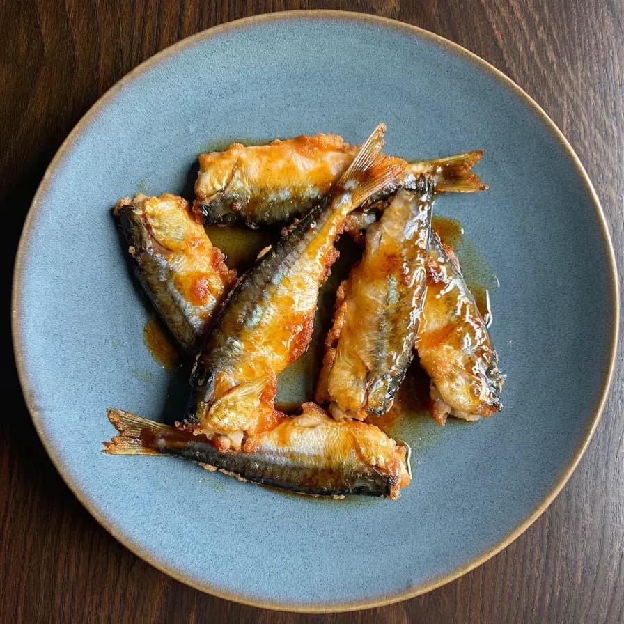 Hamsi Şiş en Airfryer
