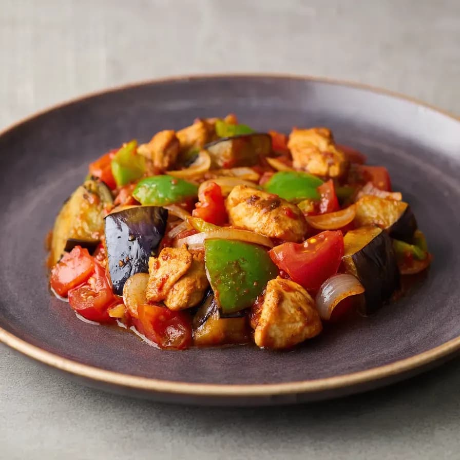 Chicken and Eggplant Stew