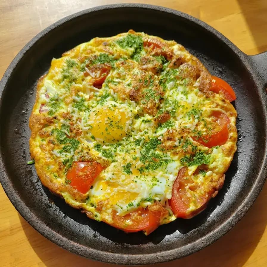 Plato de Domatesli Frittata