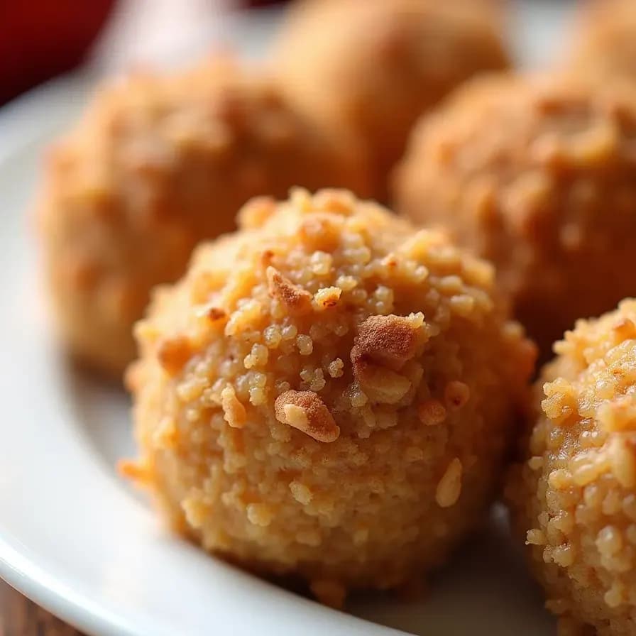 Plato de Bolitas de Manzana con Nueces