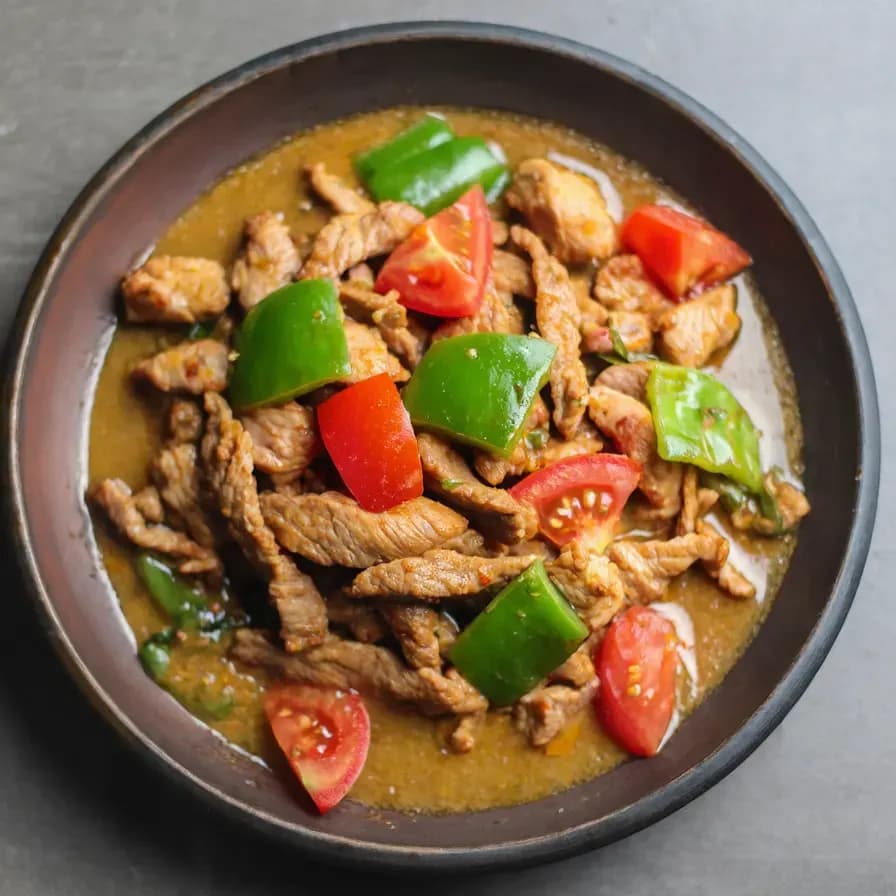 Plat Pratik Tavuk Sote