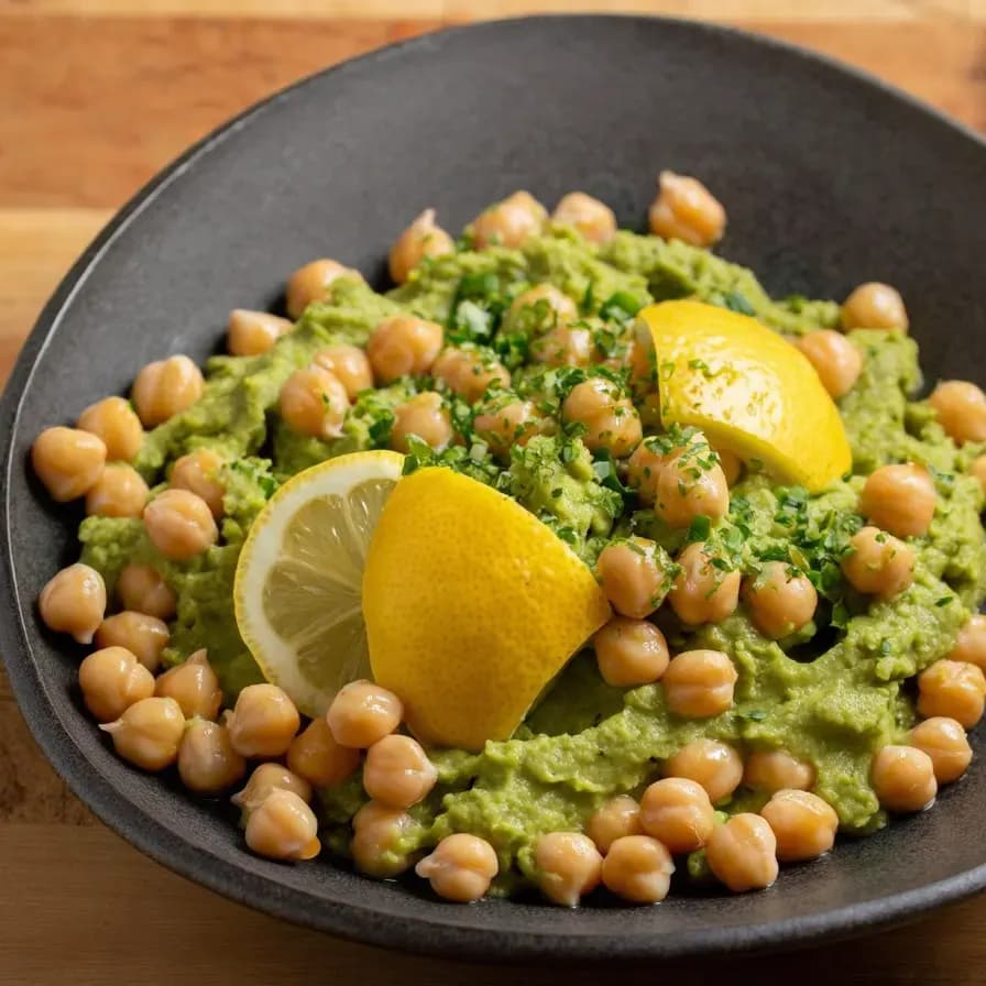 Ensalada de Garbanzos con Aguacate