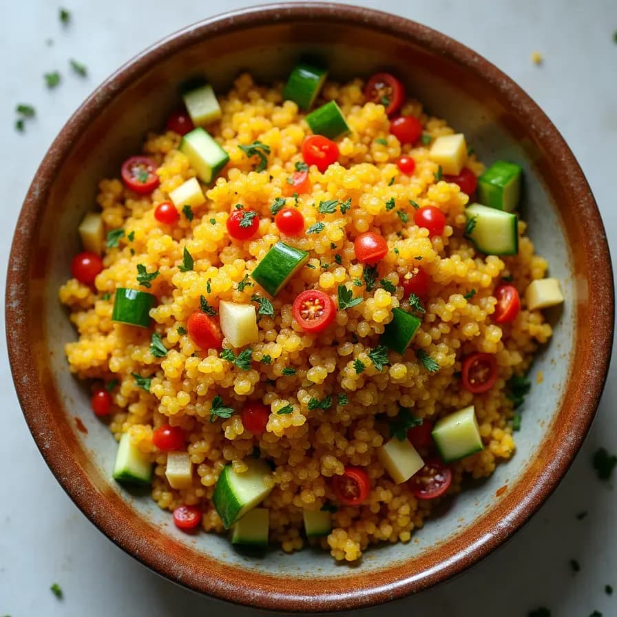 Kısır au quinoa sans gluten
