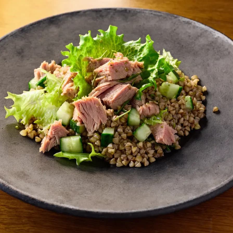 Ensalada de Trigo Sarraceno con Atún