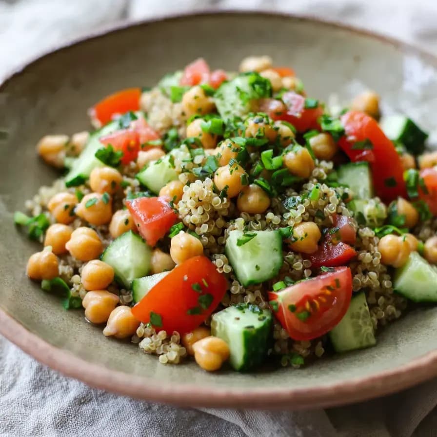 Quinoa-Salat mit Kichererbsen