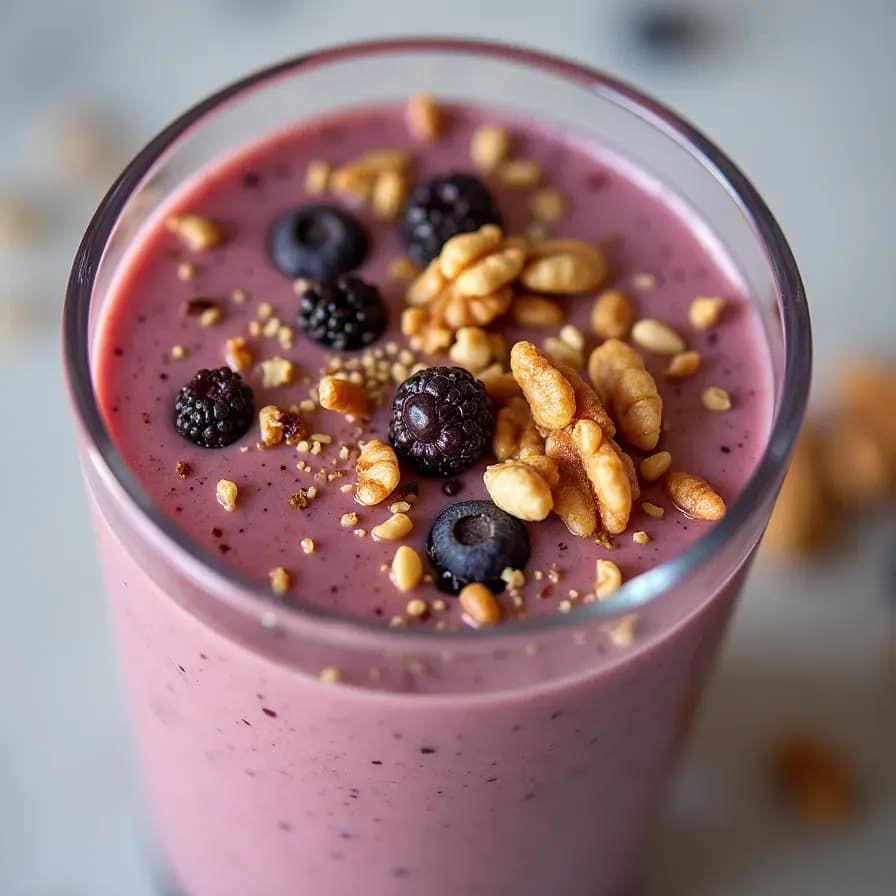 Smoothie aux fruits riche en protéines