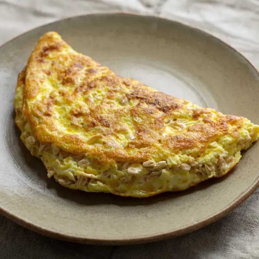 Omelette aux flocons d'avoine