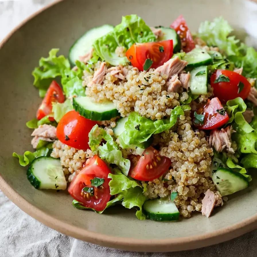 Quinoa-Salat mit Thunfisch