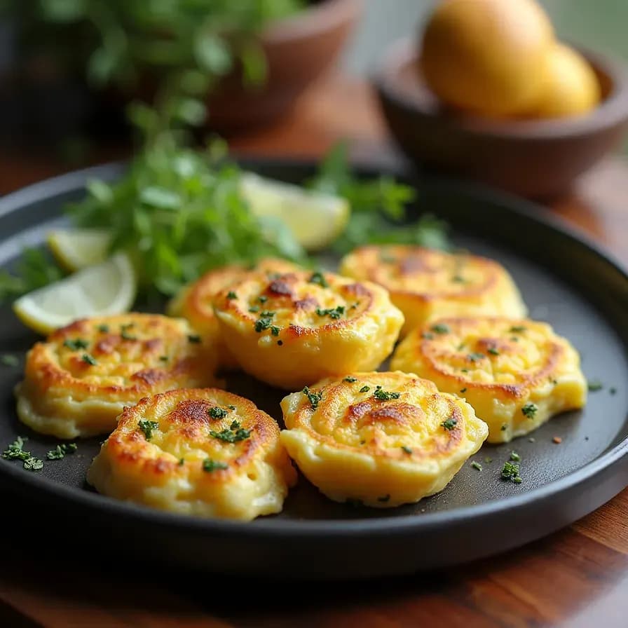 Crêpes vertes à la farine de Siyez